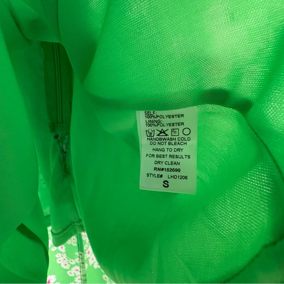 NWT URBAN OUTFITTERS • Love & Harmony green pink floral midi slip dress - Picture 5 of 5